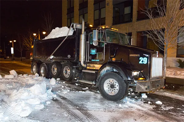 Snow hauling