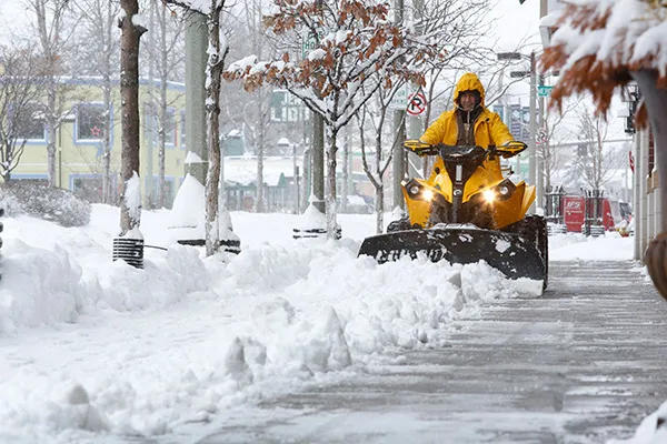 Snow sidewalks