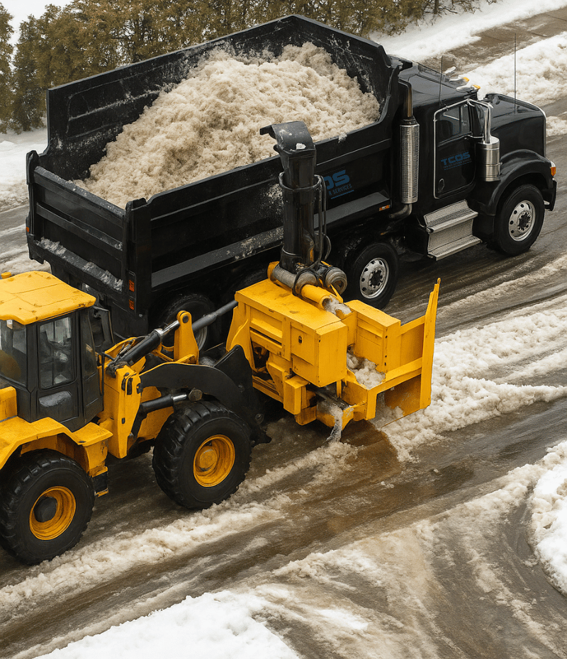 Snow Hauling Black 1