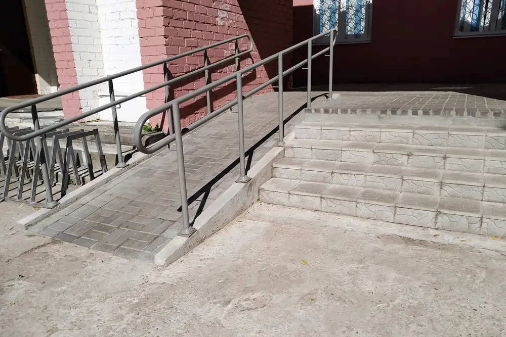 ADA Compliant Concrete Ramp